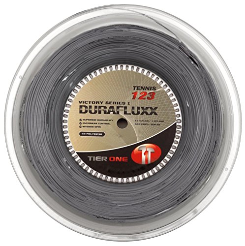 【中古】【未当て嵌める・未開封品】Tier One Sports Durafluxx - 低ワット数コポリ ハイパフォーマンスプレーヤー用 (木管 - しろがね色、17ゲージ(1.23粍) - 200m木管)