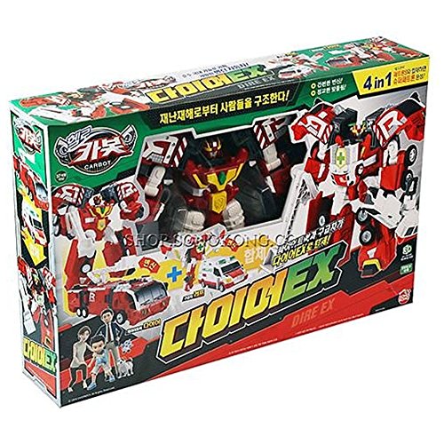 【中古】【未当て嵌める・未開封品】Carbot Dire EX Toy Robot Transforming Robot Transformer Toy Carbot
