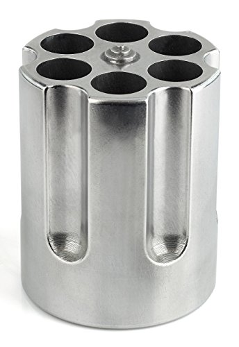 【中古】【未使用・未開封品】Caliberグルメガン円柱ペンホルダー、キャストアルミニウム、Holds 6ペン、シルバー( cbg-1007?)
