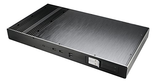 【中古】【未使用・未開封品】Akasa Galileo TU 1U ファンレス 薄型 Mini-ITX ケース (A-ITX24-M1B)