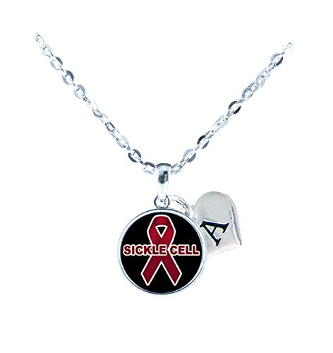 【中古】【未使用・未開封品】カスタムSickleセルDisease Awareness AnemiaシルバーネックレスジュエリーChoose初期|AJIMURA-SHOP