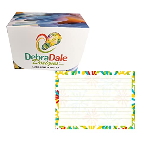 【中古】【未当て嵌める・未開封品】Debra Dale Designs???見出し歌留多with Printed Border???200歌留多大きさのより分けるとデザインルールドまたは空白文字???割り増し金140
