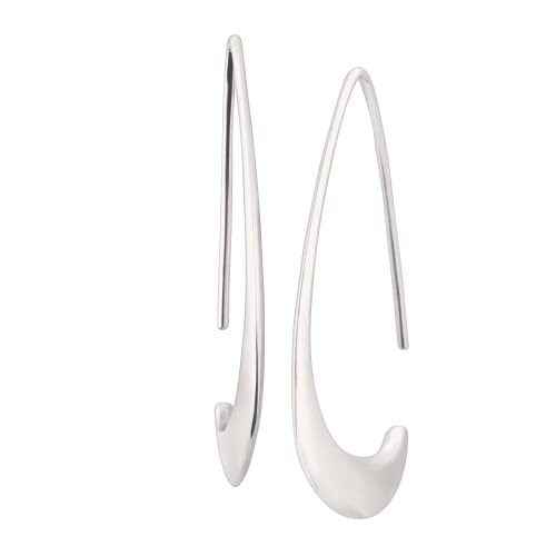 【中古】【未当て嵌める・未開封品】Silpada \u0027Silhouette\u0027 Tapered Wire Open Drop Earrings インチ Sterling Silver
