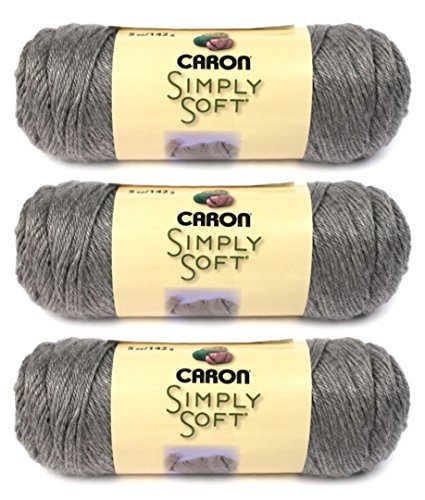 【中古】【未使用・未開封品】Simply Soft Heather Yarn-Soft Grey (3-pack)｜AJIMURA-SHOP