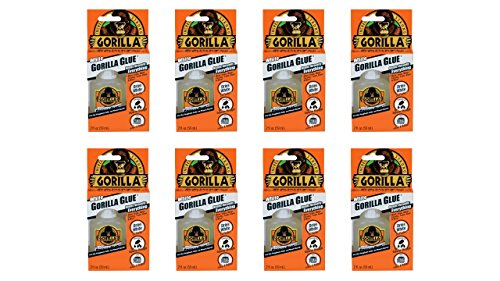 【中古】【未当て嵌める・未開封品】Gorilla 白いこと貼り付ける剤 雨合羽 2薬局衡オンス瓶 白いこと 8 - Pack 5201204-8 8