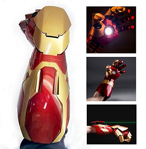 【中古】【未使用・未開封品】Gmasking Electronic MK42 着用可能 アークFX リストアーマー ガントレット 1:1 なりきりグッズレプリカ