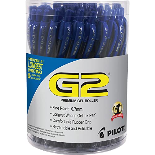 【中古】【未使用・未開封品】PILOT G2 プレミアムゲルペン コンビニル ノック式 細字 0.7mm ブルーインク ブルーバレル 36本パック