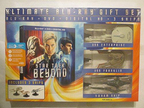 【中古】【未使用・未開封品】Star Trek Beyond Ultimate Blu Ray Giftset (Blu-ray + DVD + Digital HD + 3 Mini Star Trek Ships)