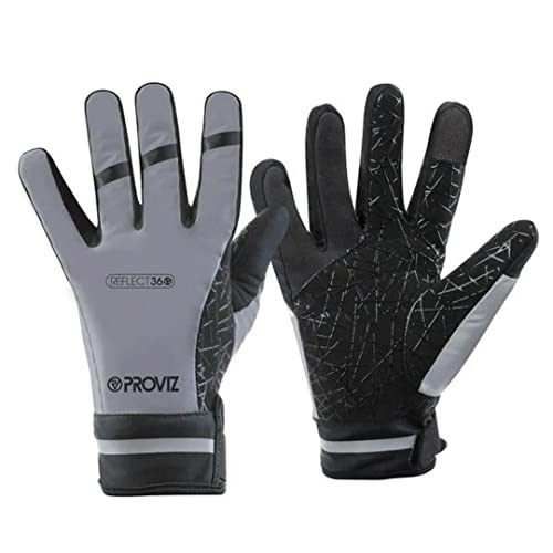 【中古】【未当て嵌める・未開封品】Proviz reflect360?100?%照りかえす\u0026 Waterproof Cycling Gloves???Touchscreen取り替えっこ性、