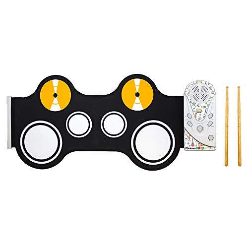 【中古】【未使用・未開封品】PicassoTiles PT50 Flexible Roll-Up Educational Electronic Digital Music Drum Kit w/Recording Feature, 7 Different Drum Styles, 9 Differ｜AJIMURA-SHOP
