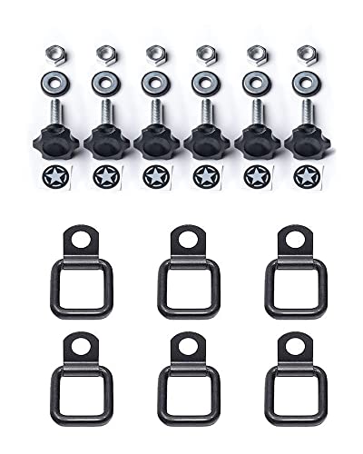 【中古】【未使用・未開封品】GPCAハードトップ/カバー クイックリリース/リムーバル親指ネジ+ワッシャー+タイダウンDリングキット、6個パック。