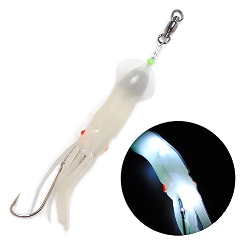 【中古】【未使用・未開封品】Dr.Fish 釣り用ルアー イカ疑似餌 152mm 内蔵LEDライト シイラ まぐろ カマスサワラ カジキ 海釣り 流し釣り 沖釣り 船釣り|AJIMURA-SHOP