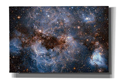 【中古】【未使用・未開封品】Epic Graffiti Maelstrom クラウド ハッブル 宇宙望遠鏡 ジークレー キャンバス ウォールアート 12 x 18インチ ブルー|AJIMURA-SHOP