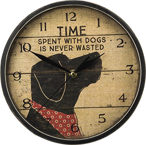 【中古】【未使用・未開封品】Primitives by Kathy Clock、Time with Dogs