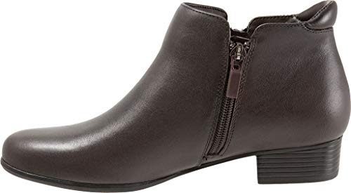 【中古】【未使用・未開封品】[Trotters] Women's Major Ankle Bootie, Dark Brown, Size 8.0