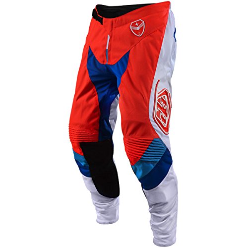 【中古】【未当てはめる・未開封品】Troy Lee Designs SE LTD Corse Men\u0027s Off-Road Motorcycle Pants - Orange/White 34