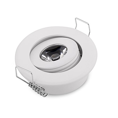 【中古】【未使用・未開封品】(10個パック) 3W LEDダウンライト 小型 埋め込み型 ラウンドLED spotlihgts ライト 3000K