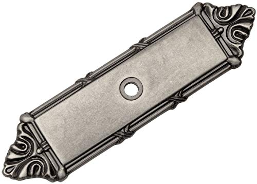 【中古】【未使用・未開封品】Cosmas 9467?WN風化ニッケルキャビネットハードウェアノブバックプレート/バックプレート???10パック