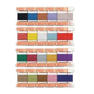 【中古】【未使用・未開封品】Griffin 100%シルクビーズコード スレッドサンプラーパック サイズ番号4 16,535円