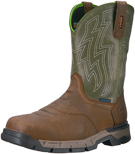 【中古】【未当て嵌める・未開封品】Ariat Work メンズ ワークホッグ Venttek 細工物ブーツ US 大きさ: 9 色つや: 赤銅色