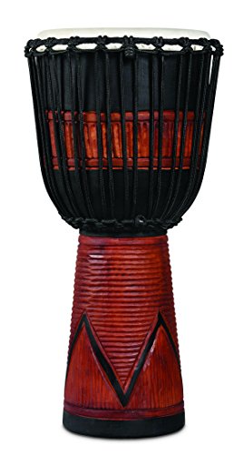 【中古】【未当て嵌める・未開封品】LP LP713LB WORLD BEAT WOOD ART LARGE DJEMBE BLACK ジャンベ