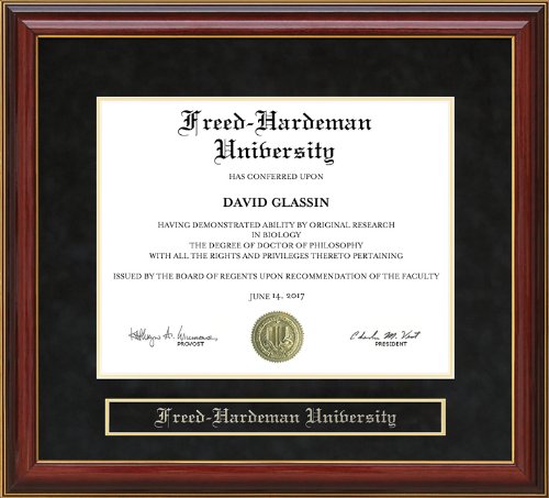 【中古】【未使用・未開封品】freed-hardeman大学( FHU )卒業証書フレーム tn-fhu-91-maho|AJIMURA-SHOP