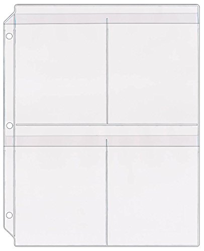 【中古】【未使用・未開封品】StoreSMART???プラスチック4-pocketバインダーページwith Flaps???10個パック???spt600???4?F-10