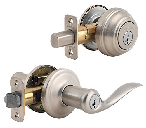 【中古】【未使用・未開封品】Kwikset Signatures Tustin Lever SmartKey Single Cylinder Combo Pack in Satin Nickel Finish #991TNL15SMTCPK4 [並行輸入品]｜AJIMURA-SHOP