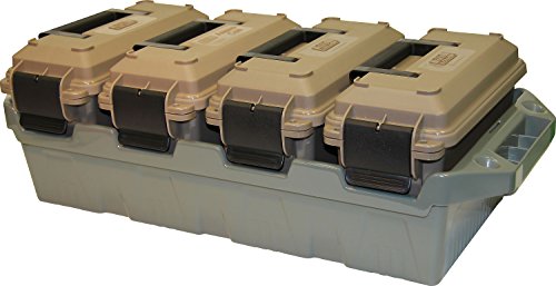 【中古】【未使用・未開封品】MTM 樹脂製 アモカン .30cal 弾薬ケース 4個セット