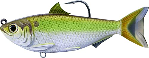 【中古】【未当て嵌める・未開封品】(11糎 , Violet Blue) - LIVE TARGET Threadfin Shad Soft Plastic Swimbait