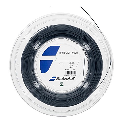 【中古】【未使用・未開封品】バボラ(Babolat) 硬式テニス ストリング RPMブラスト ラフ 125/130 (200mロール) BA243136 ブラック 125