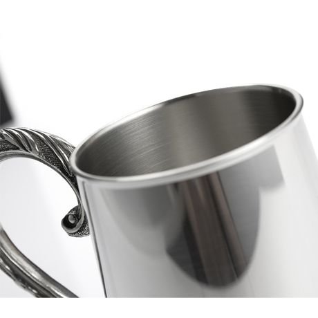 【中古】【未当て嵌める・未開封品】Royal Selangor手仕上CelebrationコレクションピューターLeaves Tankard 靴-その他