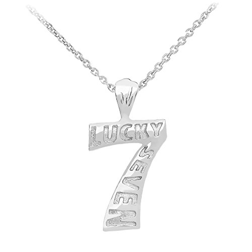 【中古】【未使用・未開封品】Lucky Sevenペンダント10?Kホワイトゴールド|AJIMURA-SHOP