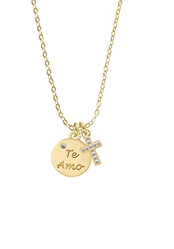 【中古】【未使用・未開封品】Te Amo Disc???クリスタルクロスゴールドトーンソフィアネックレス、18?" + 1?"｜AJIMURA-SHOP 57,999円