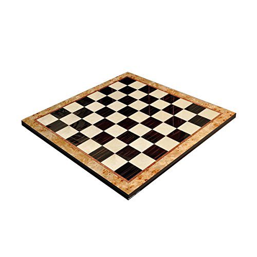 【中古】【未使用・未開封品】The House of Staunton メープルバールとエボニースーペリアトラディショナルチェスボード - 2.5\