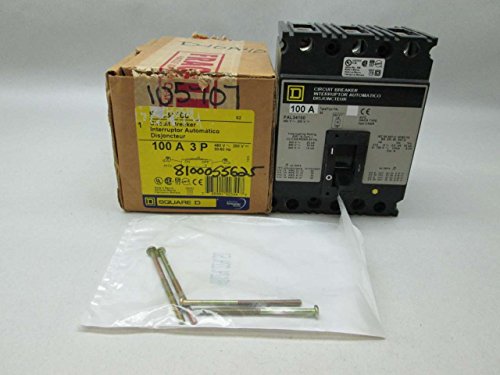 【中古】【未当て嵌める・未開封品】電気回路立ちはだかる器Square D Cat # fal34100?100?Amp 3極