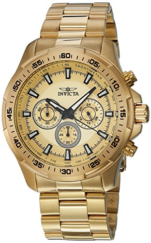 【中古】【未使用・未開封品】インビクタMen 's ' Speedway ' QuartzステンレススチールCasual Watch , Color : gold-toned (モデル: 22783?)