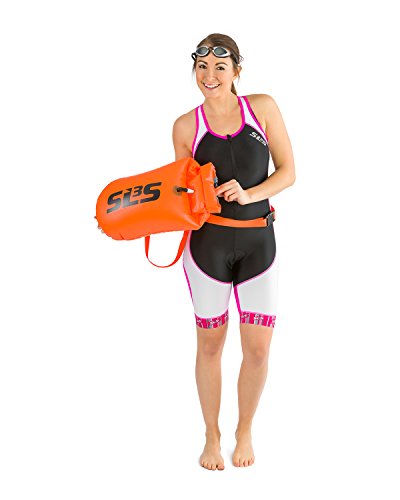【中古】【未使用・未開封品】Swim Buoy |安全Float Swim and DryバッグBuoys | for Open Water Swimming、トライアスロン選手| Highly VisibleブイFloat forセーフトレーニン