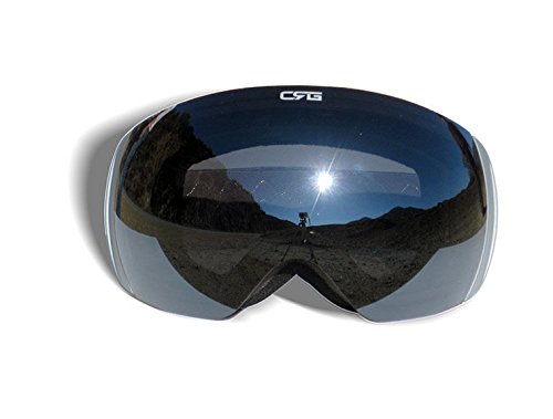 【中古】【未使用・未開封品】CRG Sports スキーゴーグル フレームレススノーゴーグル 男女兼用 100%UV保護 T815S-159