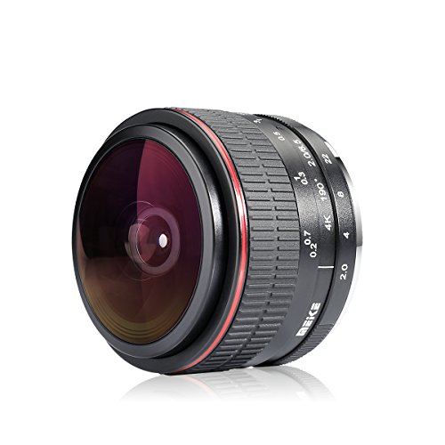 【中古】【未使用・未開封品】Meike MK 6.5mm f/2.0 円形魚眼レンズ 富士フィルムX-マウントカメラX-Pro1 X-Pro2 X-E1 X-M1 X-A1 X-E2 X-T1 X-A2 X-T10 X-E2s X-T2 X-A3用 Adi|AJIMURA-SHOP