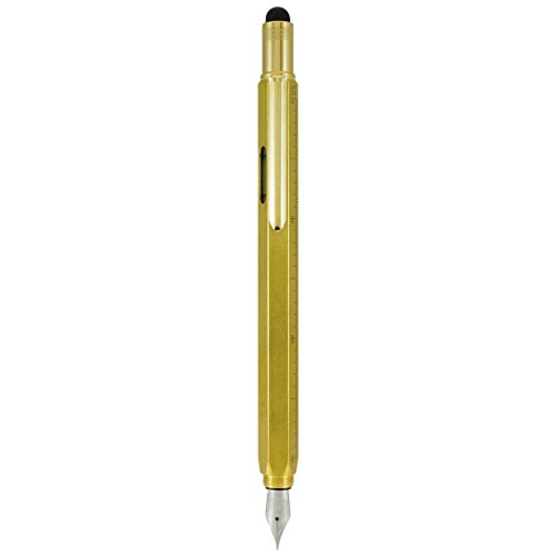【中古】【未使用・未開封品】Monteverde USA ツール 万年筆 - 純真鍮 - F (MV32238)