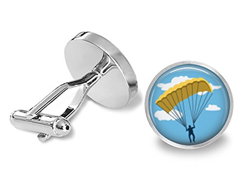 【中古】【未使用・未開封品】パラシュートSkydiving Cufflinks