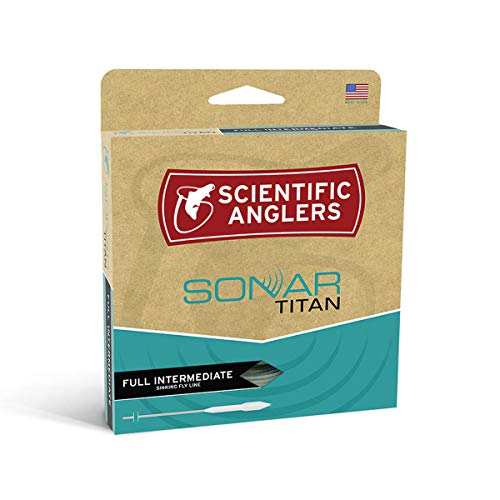 【中古】【未使用・未開封品】(WF7I, Blue/Pale Green) - Scientific Anglers Sonar Titan Full Intermediate Fly Line｜AJIMURA-SHOP