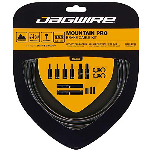 【中古】【未当て嵌める・未開封品】JAG WIRE(ジャグワイヤー) MOUNTAIN PRO BRAKE CABLE KIT PCK400 黒いこと