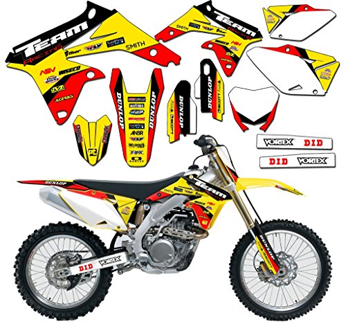 【中古】【未使用・未開封品】Team Racing Graphics Kit Suzuki 2004-2006 RMZ 250、EVOLVに対応｜AJIMURA-SHOP