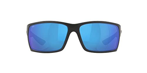 【中古】【未当てはめる・未開封品】Costa Del Mar RFT01OBMGLP メンズブラックアウトフレームブルーレンズ矩形偏光黒眼鏡