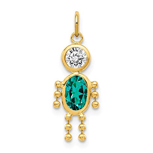 【中古】【未使用・未開封品】Jewels By Lux 14K イエローゴールド 12月 男の子 誕生石チャーム｜AJIMURA-SHOP