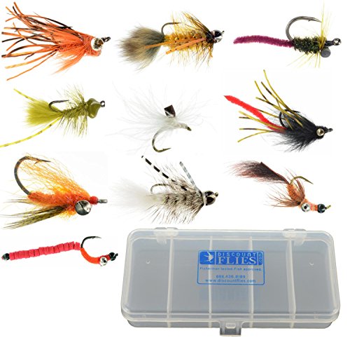 【中古】【未使用・未開封品】DiscountFlies 鯉釣り フライフィッシング フライフィッシング フライフィッシングキット + フライボックス ? リアル&効果的なフライ釣具 ? 強