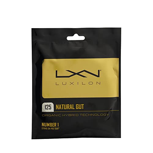 【中古】【未使用・未開封品】LUXILON(ルキシロン) テニス ストリング ガット NATURAL GUT 125(ナチュラルガット 125) ナチュラル WRZ949125