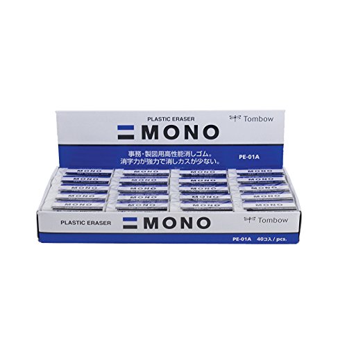 【中古】【未当て嵌める・未開封品】(Small, 40-Pack) - American Tombow TOMBOW 57320 40 Piece Display Box Small TOMBOW 57320 Mono Eraser